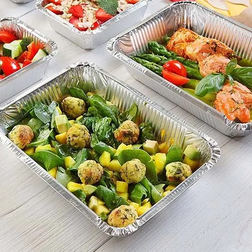 Versatile coquina Essentiale: Cur Argentum Aluminium Foil Cibus continentia Illumina